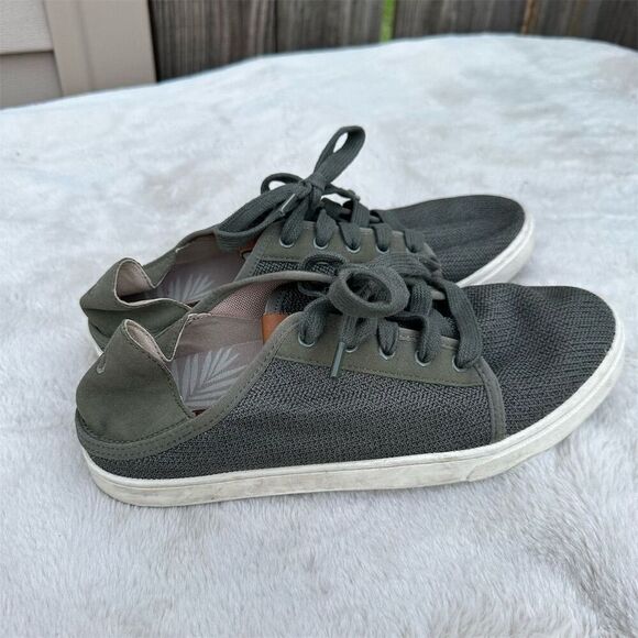 Olukai Shoes - OluKai Pehuea Li Women's Sneakers Olive Green Size 9 Casual Athletic